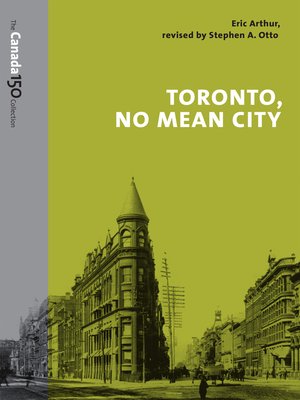 cover image of Toronto, No Mean City